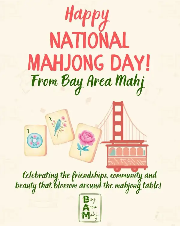 Happy National Mahjong Day! I hope that you get the opportunity to play our favorite game today