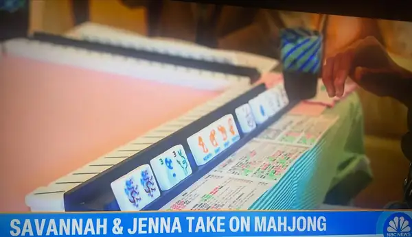 We love to see the game of mahjong gaining even more popularity and mentioned by   again